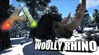 Taming A Woolly Rhino | Ark Survival Evolved | The Island