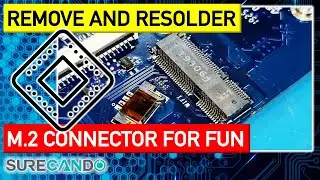 Quick & Easy Guide: Removing and Resoldering M.2 Connector on a Motherboard in Less Than 10 Minutes