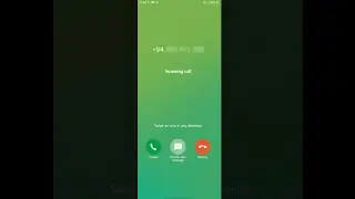 LG Velvet 5G incoming calls (Screen Video)