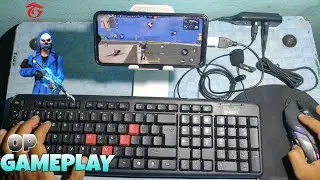 Free Fire Max Op Gameplay || With Mouse And Keyboard On Mobile Phone || No ID Ban 2024 Naseer Games