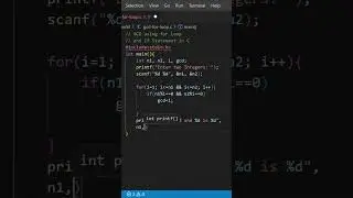 C Programming-GCD Using for loop and if Statement