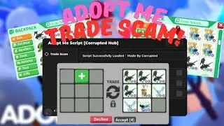 TRADE SCAM SCRIPT😈*CORRUPTED HUB* ADOPT ME