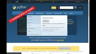 1 Installing Python on macOS | Using Official Python Installer pkg for macOS
