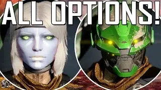 Destiny's Character Creation! (All Options & Customization)
