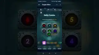 12 September Oxygen Miner daily  code #dailycode #oxygenminer #telegrambot #taptoearn #tapswap