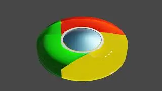 I redesigned Google  Chrome logo into 3D in blender 