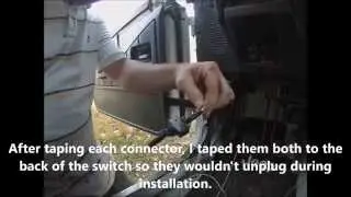 How to Install Toggle Switch for an Electric Fan on Radiator 1993 Jeep Wrangler YJ