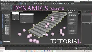 3dsmax : DYNAMCS MassFX TUTORIAL