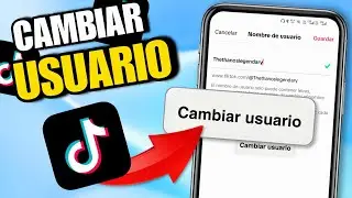✅ Cómo CAMBIAR el NOMBRE de USUARIO a la CUENTA de TikTok (2024) Muy Rápido