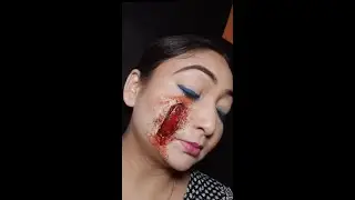 Wound under eye SFX Makeup