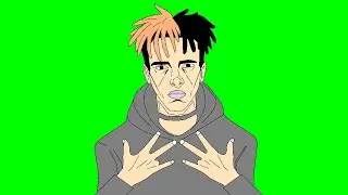 xxxtentacion Green Screen Background video | animationgifs | xxxtentacion Template Video Anime