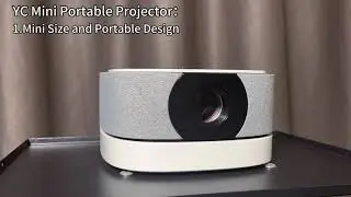 FUINPHENIX:Unique Design YC Mini Portable With Battery Outdoor Projector