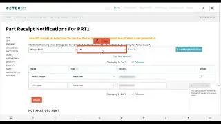 How To Manage Individual Part Notifications in Cetec ERP