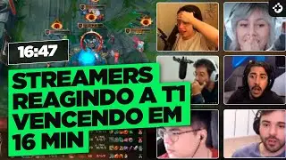 REAÇÕES DA COMUNIDADE NA VITÓRIA DA T1 EM CIMA DA MAD NO MSI 2023