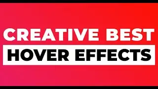 Creative Best Hover Effects on Navigation Menu | Pure CSS Hover Effects On Menu | Smart Webstuts