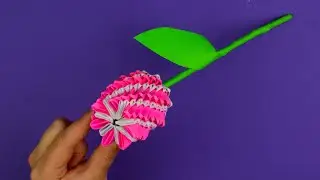 How to make a paper flower  3D origami tutorial