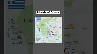 Island’s of Greece #map #shorts