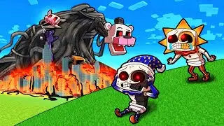 Baby Moondrop Defeats THE BLOB!? (Minecraft FNAF)