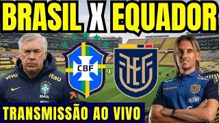 BRASIL X EQUADOR TRANSMISSÃO AO VIVO DIRETO DO ESTÁDIO - ELIMINATÓRIAS COPA DO MUNDO 2026