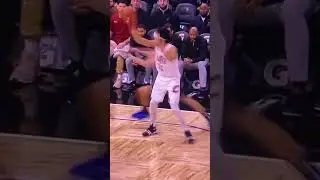 Max Strus and Jarrett Allen with the two-man game against Orlando. 