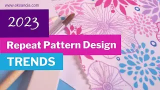 2023 repeat pattern design trends - graphic design trends