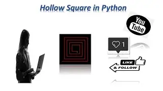 How to create Hollow Square in python
