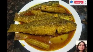 সজনে ডাটা আর আলু দিয়ে বাটা মাছের ঝোল | SOJNE DATA/ DRUM STICK AAR ALOO DIYE BATA MACHER JHOL