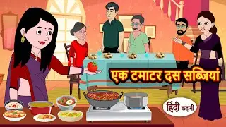 एक टमाटर दस सब्जियां | Stories in Hindi | Kahani | Bedtime Stories | Fairy Tales | Kidlogics