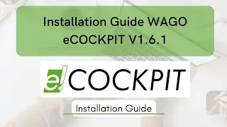 eCOCKPIT V1.6.1 Installation Guide | WAGO PLC |