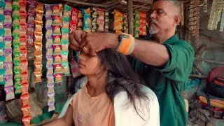 Acupressure Barber Relaxing Intense Head and Back Massage | Indian Massage
