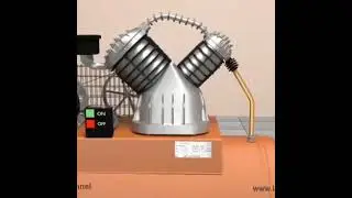 Piston Air Compressor Working Principal