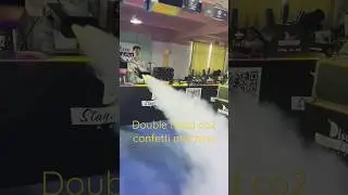 2 head storm co2 jet confetti machine 