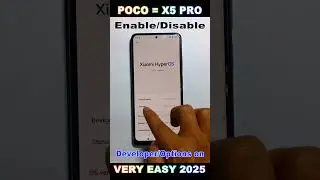 Poco  X5 Pro I How to Enable / Developer Options on , Access Developer Mode 2025//