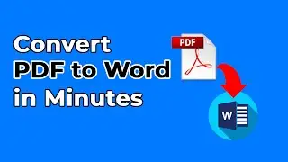 How to Convert PDF to Word Document Easily ?