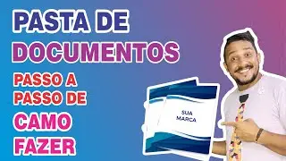 Passo a passo de como fazemos pasta de documentos personalizadas