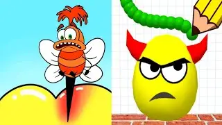 Help Monster 2 Tricky Puzzle vs Draw To Smash - Satisfying ASMR Games Android , iOS