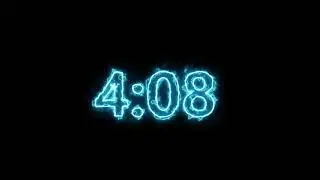 I made a cool electric timer in Adobe After Effects!
