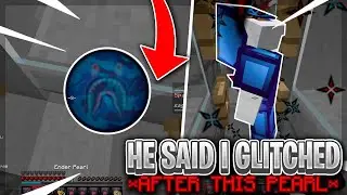 HE SAID I GLITCHED IN AFTER I PEARLED IN HIS WHOLE BASE... | Minecraft HCF