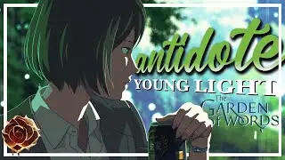 The Garden of Words Song | "Antidote" | Young Light (Kotonoha no Niwa AMV)