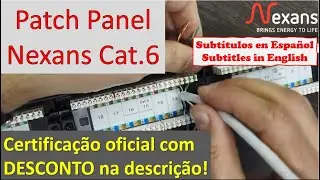Assembling a Nexans/Essential-6 Category 6 Patch Panel