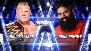 Baba Ramdev VS Brock Lesnar - 1-vs-1 Match WWE2k16