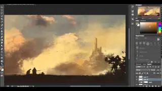Digital Environment Fantasy Painting - Now with Commentary!