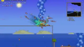 Terraria: Optic Staff vs. experted Duke Fishron PRE-PLANTERA