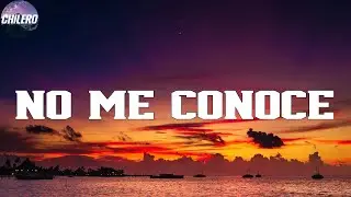 Jhay Cortez - No Me Conoce (Letra/Lyrics)