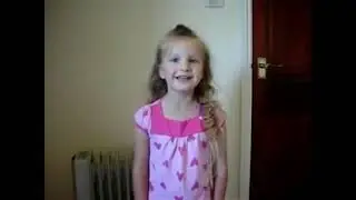 England Girl Singing Sri Lankan national Anthem