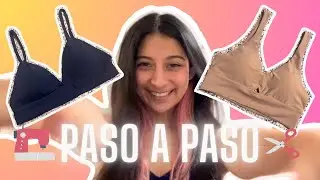 Cómo hacer BRALETTE y TOP DEPORTIVO desde cero: Patrón + Confección DIY fácil 🤩