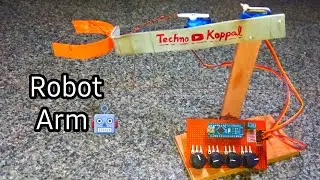 How to Make a Robot Arm | ROBOT | Using a Servo Motor || Arduino Projects