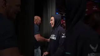 O momento em que Dana White cumprimenta os contratados do 5° episódio da 8ª temporada do #DWCS! 👏👏