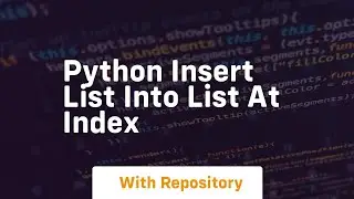 python insert list into list at index