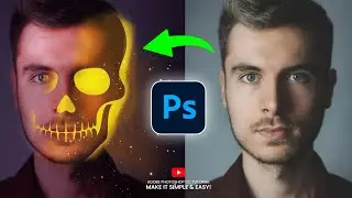 Glowing Skull Portrait Effect in Adobe Photoshop CC - Graphic Hub 